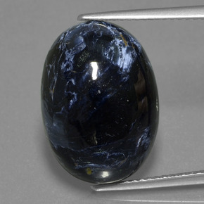 Pietersite multicolore naturale da 12,22 ct, taglio ovale, opaco