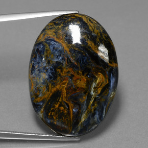 Pietersite Multicolore naturale da 27.94 ct, Taglio ovale, Opaco
