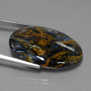 Pietersite Multicolore naturale da 27.94 ct, Taglio ovale, Opaco