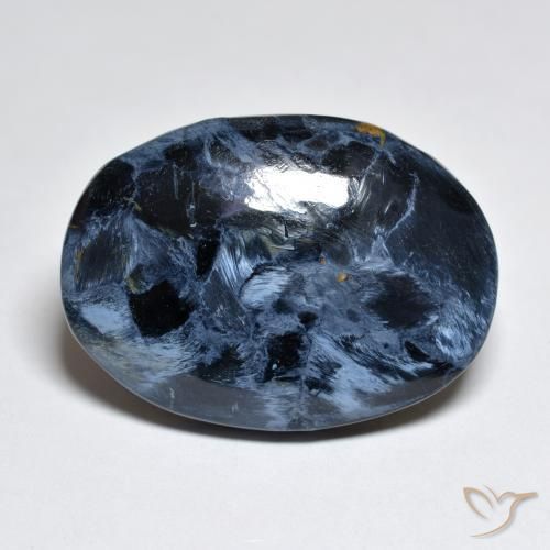 32.31ct Naturale Multicolore Pietersite, Ovale, Opaco