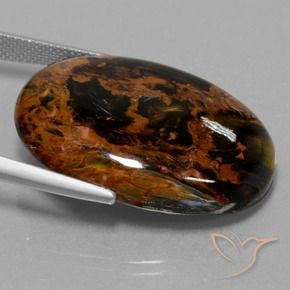 Pietersite Multicolore naturale da 36.52 ct, Ovale, Opaco
