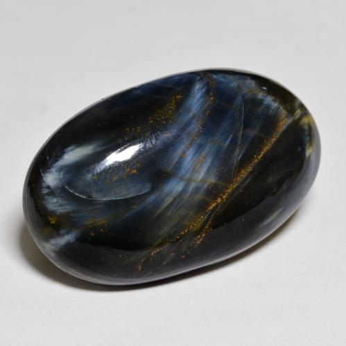 Pietersite naturale multicolore da 19,36 ct, taglio ovale, opaco