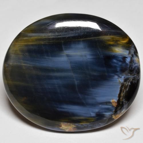 33.12ct Naturale Multicolore Pietersite, Ovale, Opaco