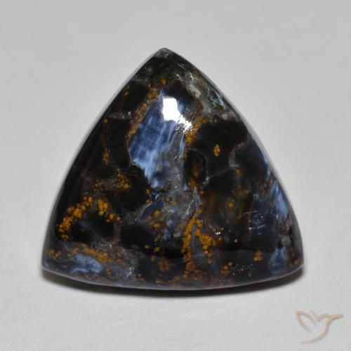 Pietersite naturale multicolore da 8,33 ct, trillion, opaco