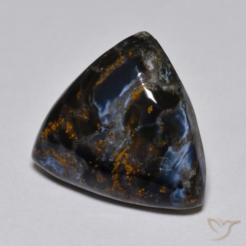 Pietersite naturale multicolore da 8,33 ct, trillion, opaco