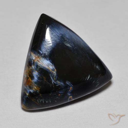 9.81ct Naturale Multicolore Pietersite, Taglio trillion, Opaco
