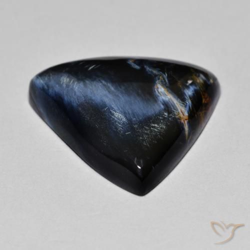 Pietersite Multicolore naturale da 9.81 ct, Taglio trillion, Opaco