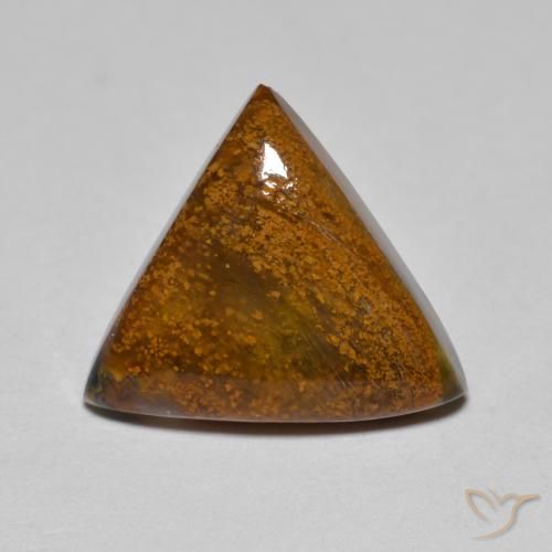 4.51ct Naturale Marrone medio Pietersite, Taglio trillion, Opaco