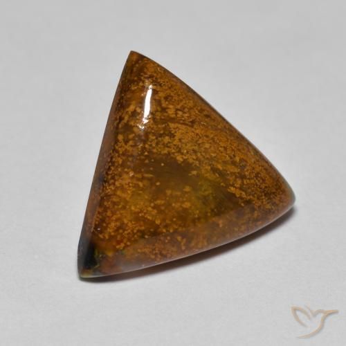 Pietersite Marrone medio naturale da 4.51 ct, Taglio trillion, Opaco