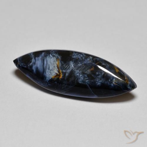 Pietersite Multicolore naturale da 5.06 ct, Taglio marquise, Opaco