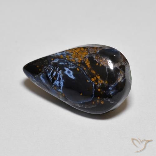 Pietersite Multicolore naturale da 4.78 ct, Forma a pera, Opaco