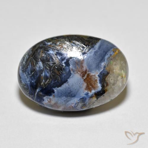 Pietersite Multicolore naturale da 9.50 ct, Ovale, Opaco