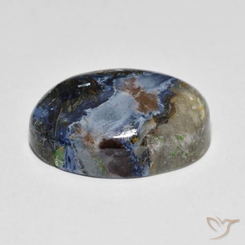 Pietersite Multicolore naturale da 9.50 ct, Ovale, Opaco