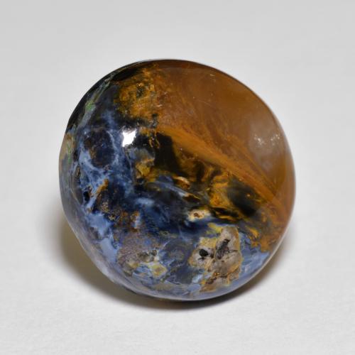 Pietersite Multicolore naturale da 8.01 ct, Taglio rotondo, Opaco