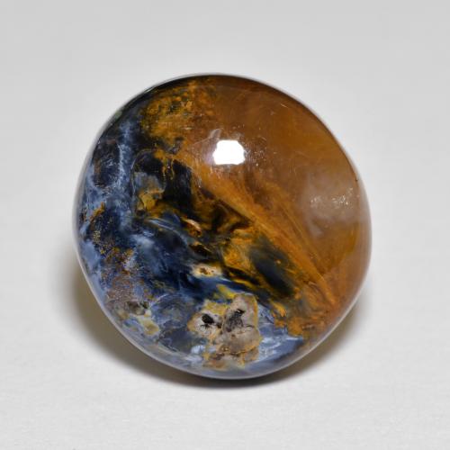 Pietersite Multicolore naturale da 8.01 ct, Taglio rotondo, Opaco