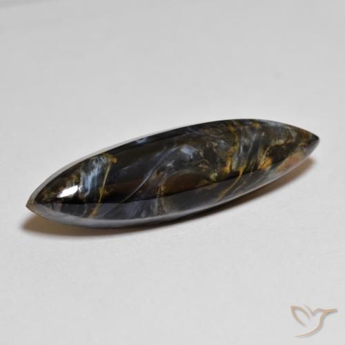 Pietersite Multicolore naturale da 6.82 ct, Taglio marquise, Opaco