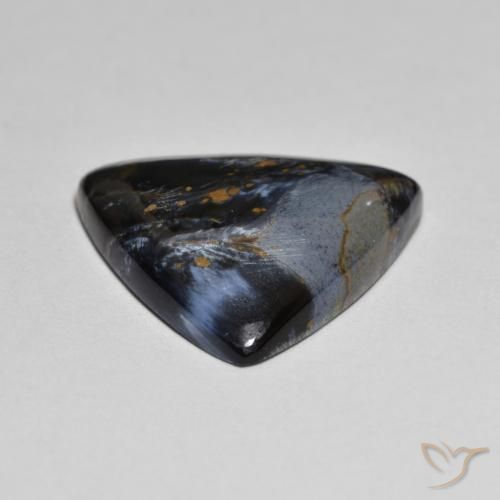 Pietersite Multicolore naturale da 6.70 ct, Taglio trillion, Opaco