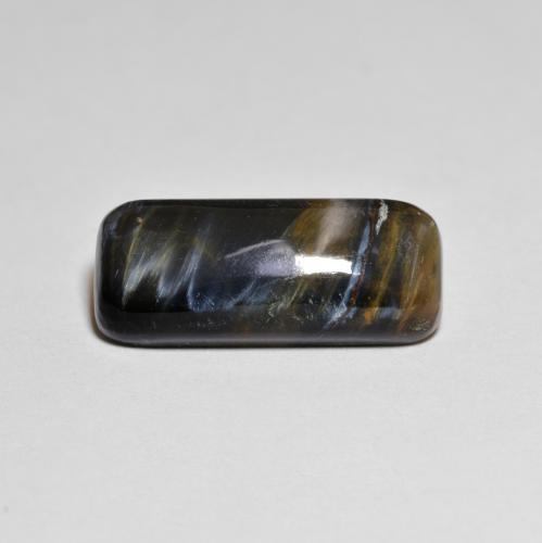 Pietersite naturale multicolore da 5,68 ct, taglio a cuscino, opaco