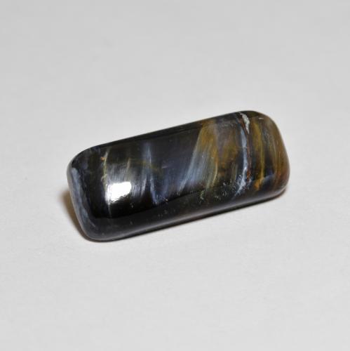 Pietersite naturale multicolore da 5,68 ct, taglio a cuscino, opaco
