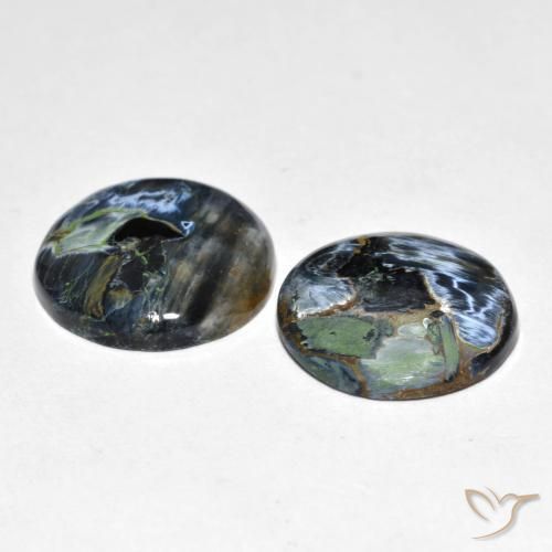 Gemme di Pietersite Multicolore naturale da 11.35 ct, Rotondo, Opaco