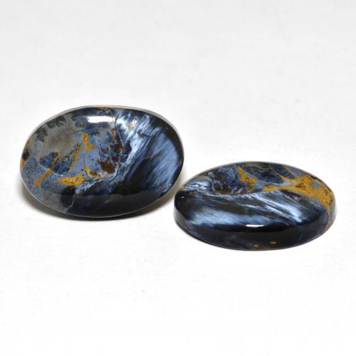 Pietersite naturale multicolore da 12,73 ct, taglio ovale, opaco