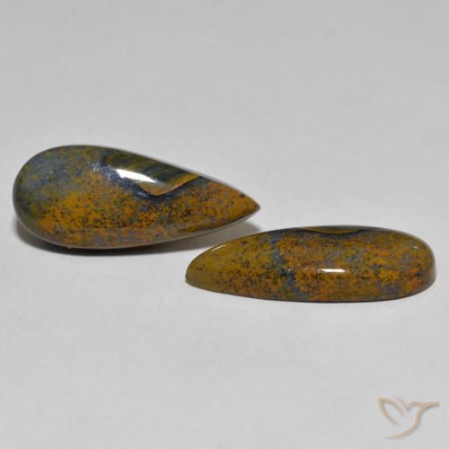 Gemme di Pietersite Multicolore naturale da 8.34 ct, Forma a pera, Opaco