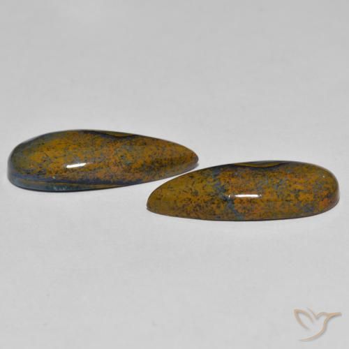 Gemme di Pietersite Multicolore naturale da 8.34 ct, Forma a pera, Opaco