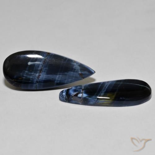 Gemme di Pietersite Multicolore naturale da 14.98 ct, Forma a pera, Opaco