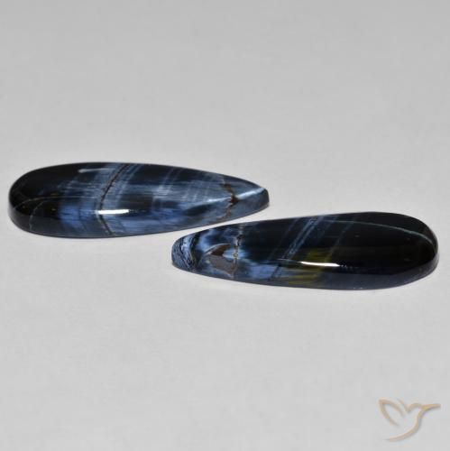 Gemme di Pietersite Multicolore naturale da 14.98 ct, Forma a pera, Opaco