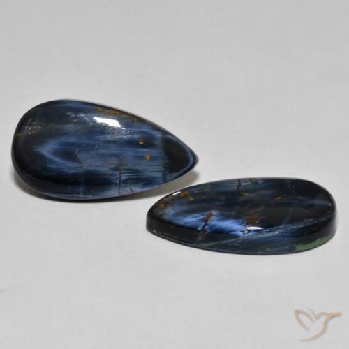 Gemme di Pietersite Multicolore naturale da 11.62 ct, Forma a pera, Opaco