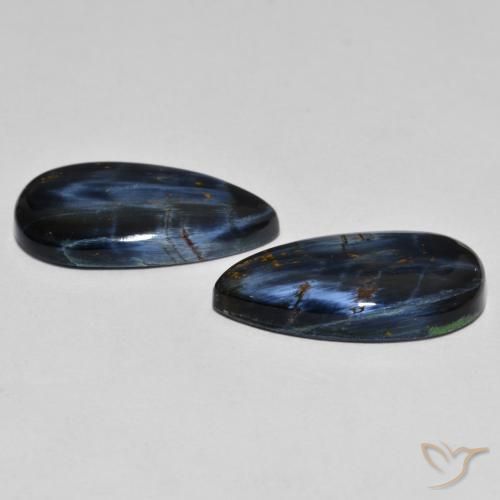 Gemme di Pietersite Multicolore naturale da 11.62 ct, Forma a pera, Opaco