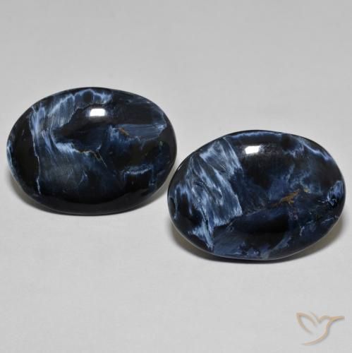 22.62ctw Naturale Multicolore Pietersite, Ovale, Opaco