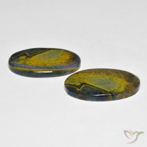 Gemme di Pietersite Multicolore naturale da 24.26 ct, Ovale, Opaco