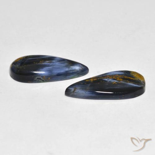 Gemme di Pietersite Multicolore naturale da 10.94 ct, Forma a pera, Opaco