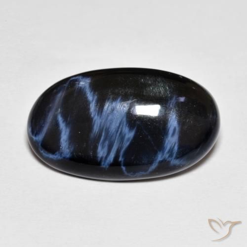 7.44ct Naturale Multicolore Pietersite, Ovale, Opaco