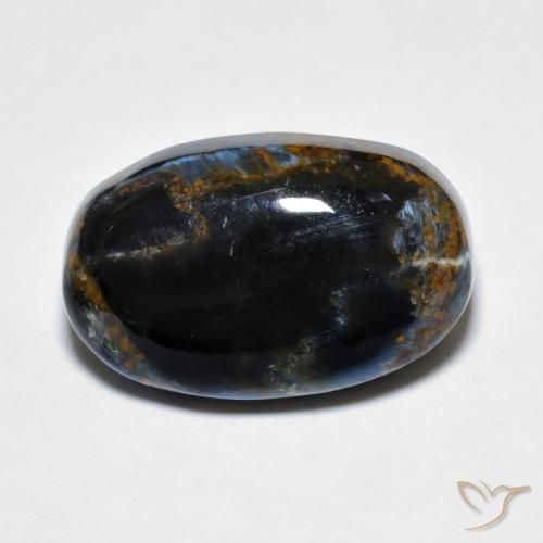 9.72ct Naturale Multicolore Pietersite, Ovale, Opaco