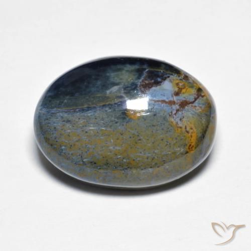 7.30ct Naturale Multicolore Pietersite, Ovale, Opaco