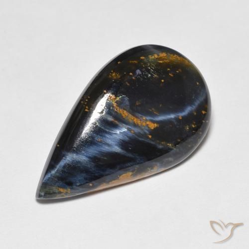 Pietersite Multicolore naturale da 5.93 ct, Forma a pera, Opaco