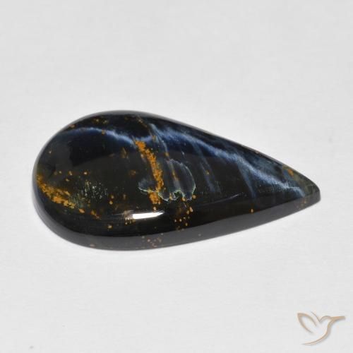 Pietersite Multicolore naturale da 5.93 ct, Forma a pera, Opaco