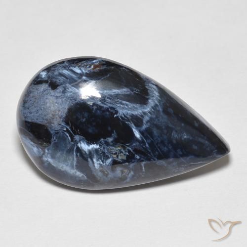 Pietersite Multicolore naturale da 8.28 ct, Forma a pera, Opaco