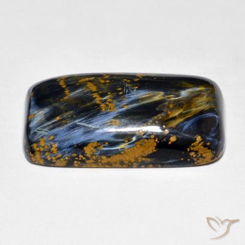 Pietersite Multicolore naturale da 14.99 ct, Taglio a cuscino, Opaco