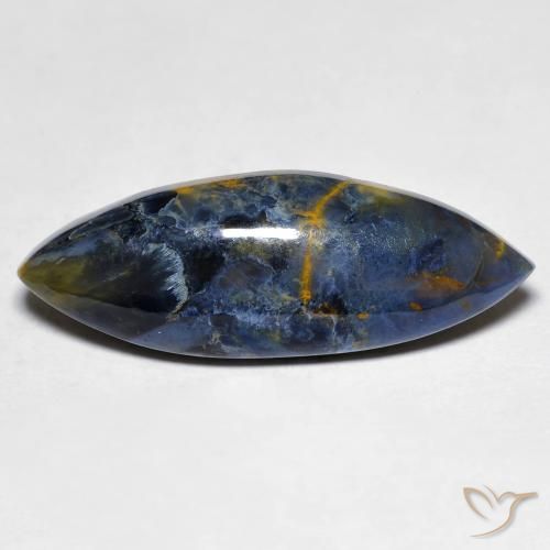 Pietersite Multicolore naturale da 10.26 ct, Taglio marquise, Opaco