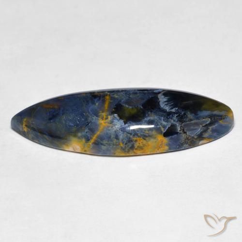 Pietersite Multicolore naturale da 10.26 ct, Taglio marquise, Opaco