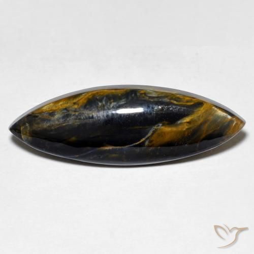 Pietersite Multicolore naturale da 7.14 ct, Taglio marquise, Opaco
