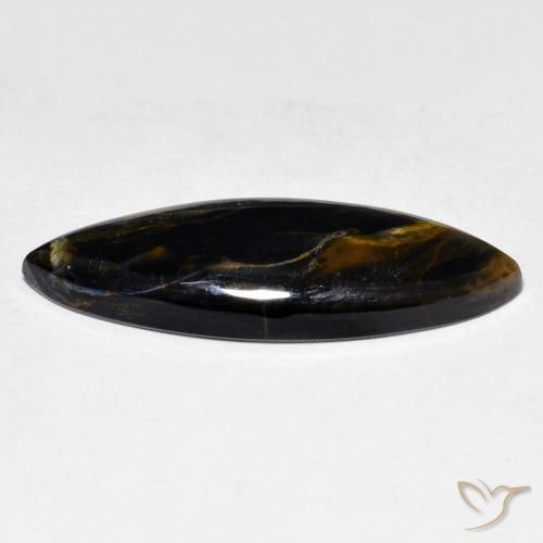 Pietersite Multicolore naturale da 7.14 ct, Taglio marquise, Opaco