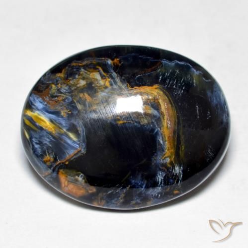 17.16ct Naturale Multicolore Pietersite, Ovale, Opaco