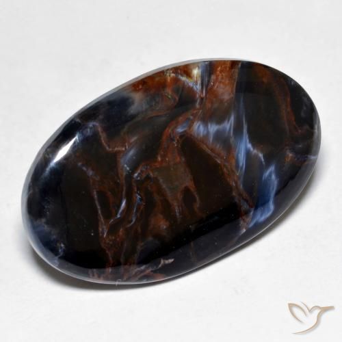 Pietersite Multicolore naturale da 12.96 ct, Ovale, Opaco