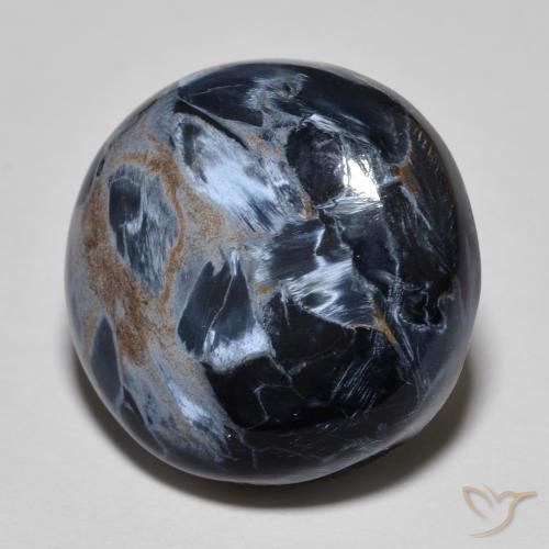 Pietersite Multicolore naturale da 16.82 ct, Rotondo, Opaco