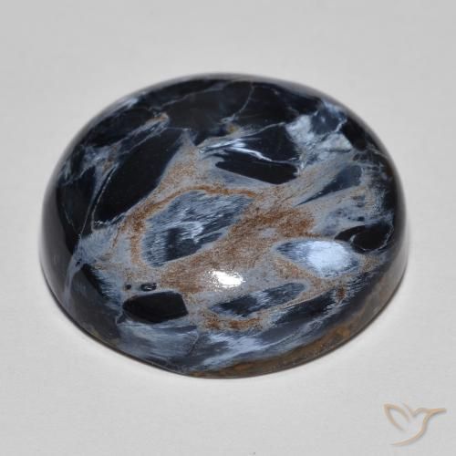 Pietersite Multicolore naturale da 16.82 ct, Rotondo, Opaco