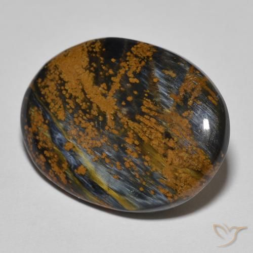 Pietersite Multicolore naturale da 11.82 ct, Ovale, Opaco